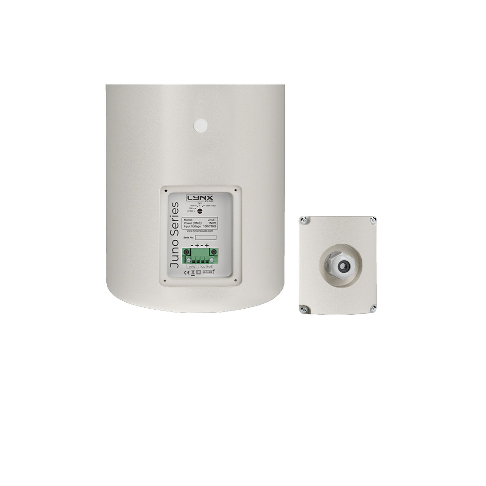 Lynx Pro-Audio JUNO JN-8WT 150W White Loudspeaker 100V/16 Ohm - Main View