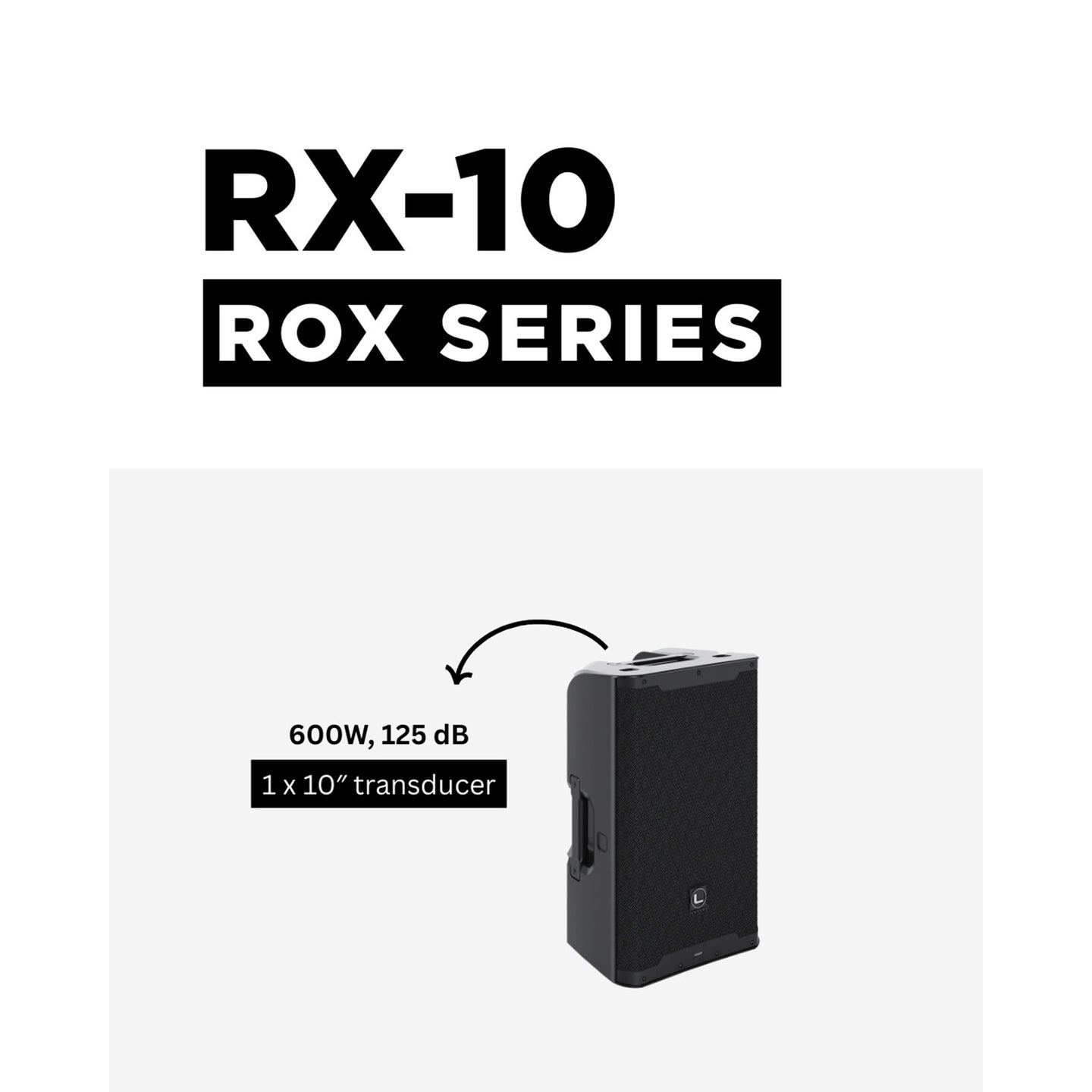 Lynx Pro-Audio Full Range 10" Loudspeaker ROX-10 - Back Panel and Connections