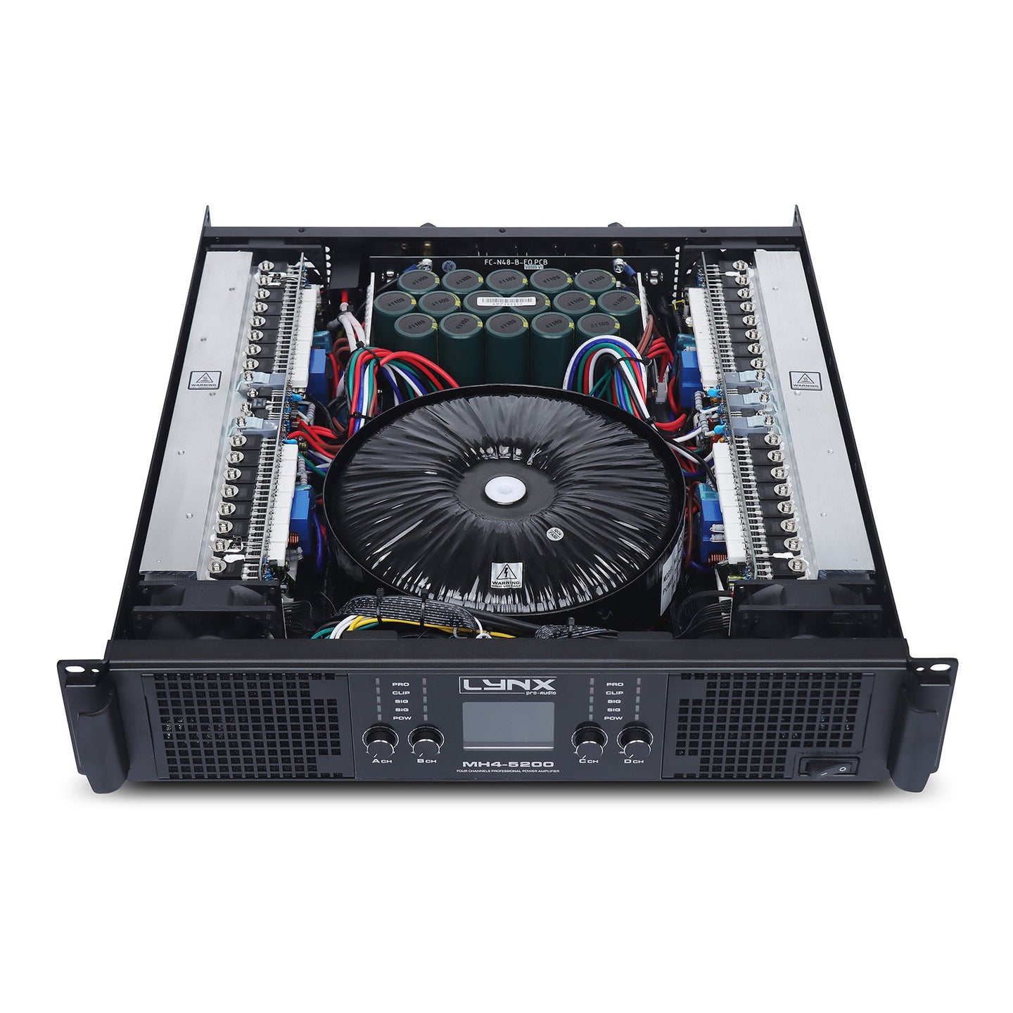 Lynx Pro-Audio 4 Channel Power Amplifier 4x 1300W MH4-5200 - Alternate View 1