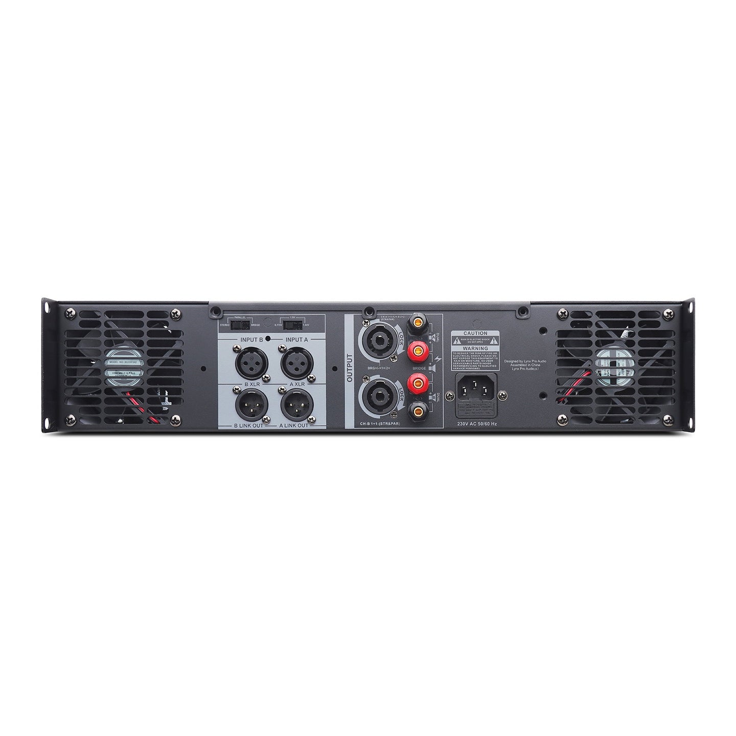 Lynx Pro-Audio 2 Channel Power Amplifier 2x 1600W MH2-3200 - Alternate View 1