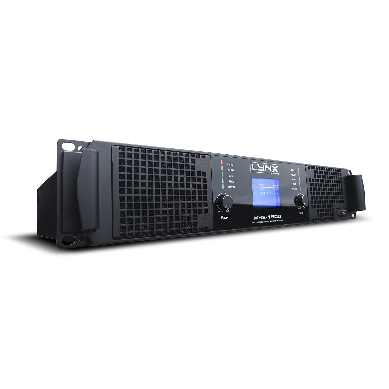 Lynx Pro-Audio 2 Channel Power Amplifier 2x 750W MH2-1500 - Main View