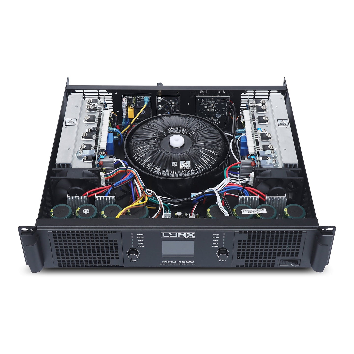Lynx Pro-Audio 2 Channel Power Amplifier 2x 750W MH2-1500 - Alternate View 3