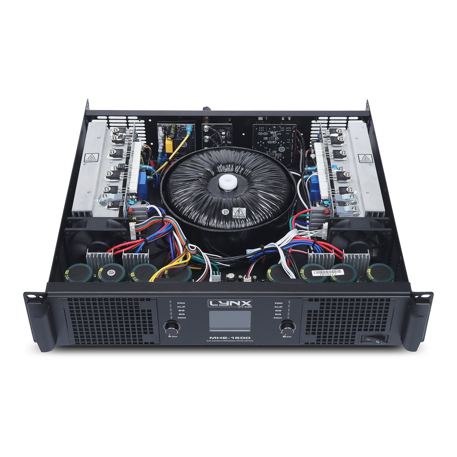 Lynx Pro-Audio 2 Channel Power Amplifier 2x 750W MH2-1500 - Alternate View 3