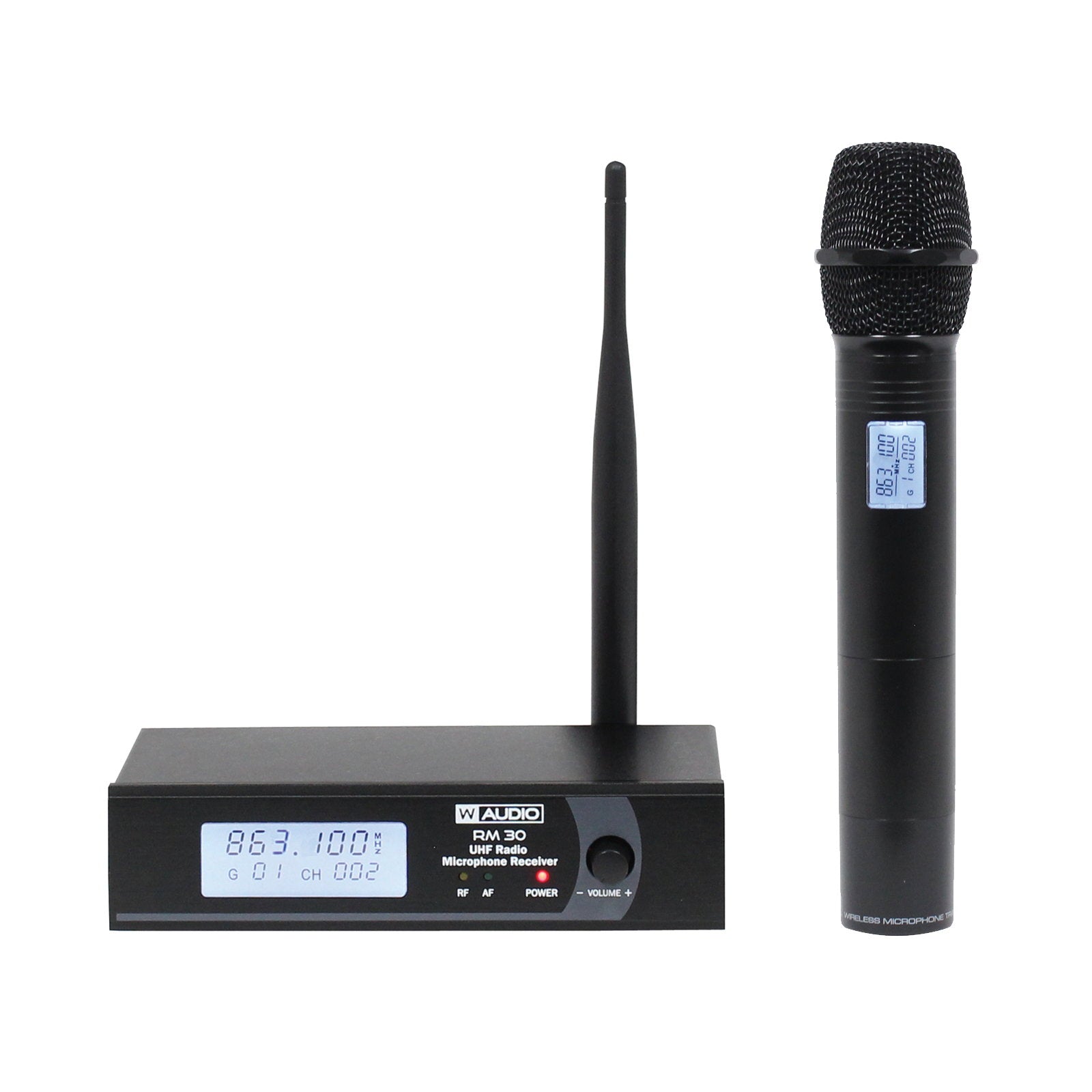 W Audio RM 30 UHF Handheld Radio Microphone System (863.1Mhz) - Main View