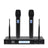 W Audio RM 30T Twin UHF Handheld Radio Microphone System (863.1Mhz/864.8Mhz) - Alternate View 3