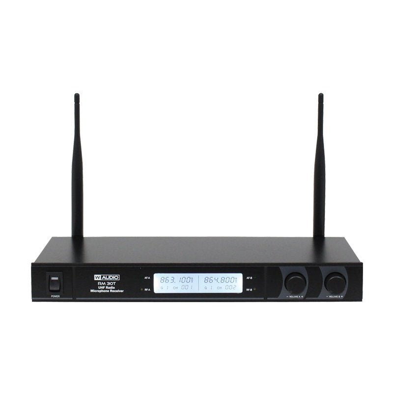 W Audio RM 30T Twin UHF Handheld Radio Microphone System (863.1Mhz/864.8Mhz) - Alternate View 4