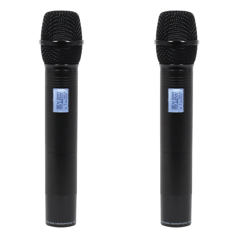 W Audio RM 30T Twin UHF Handheld Radio Microphone System (863.1Mhz/864.8Mhz) - Back Panel and Connections