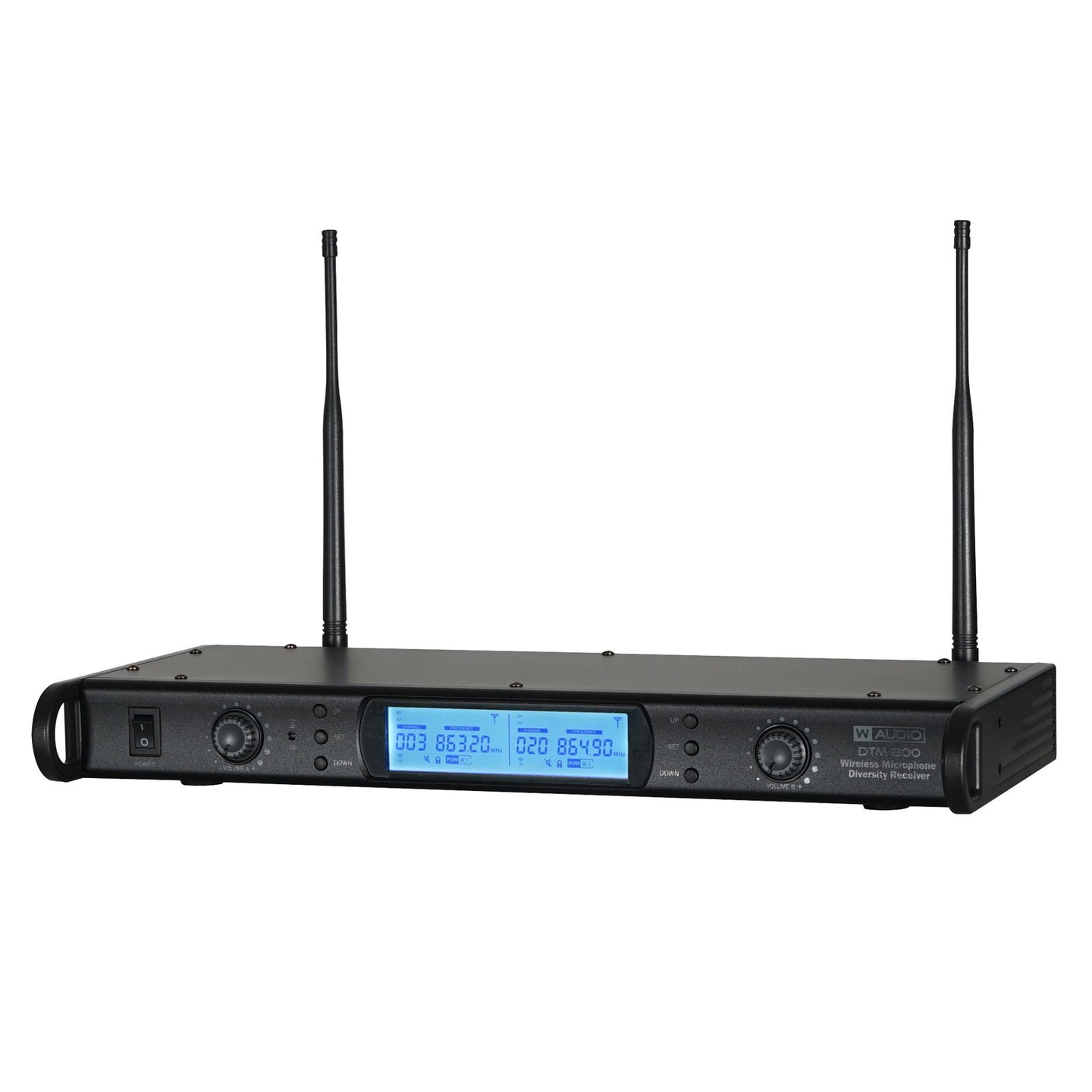 W Audio DTM 800 Twin Beltpack Diversity System (863.0Mhz-865.0Mhz) V2 Software - Alternate View 4