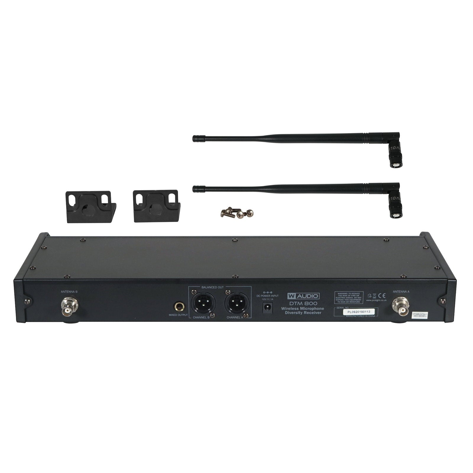 W Audio DTM 800 Twin Beltpack Diversity System (863.0Mhz-865.0Mhz) V2 Software - Main View