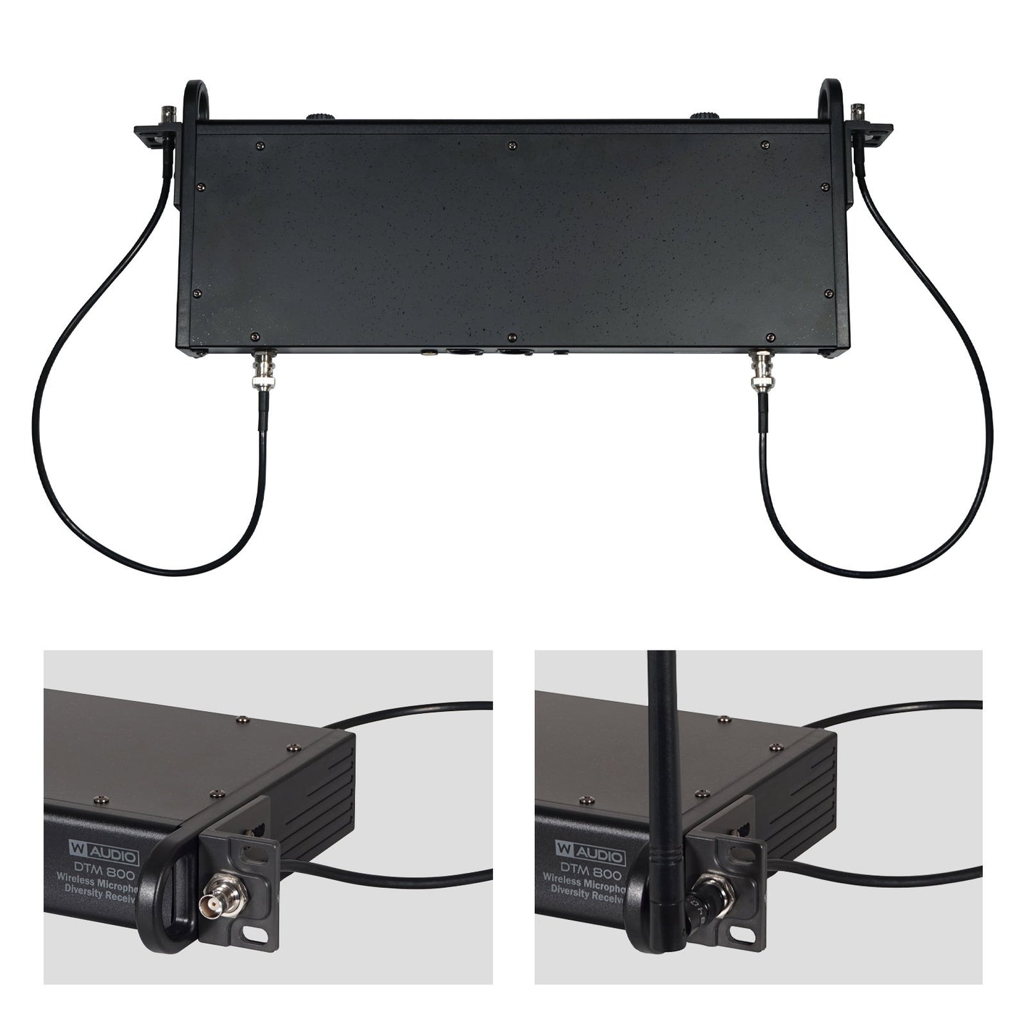 W Audio DTM 800 Twin Beltpack Diversity System (863.0Mhz-865.0Mhz) V2 Software - Alternate View 3