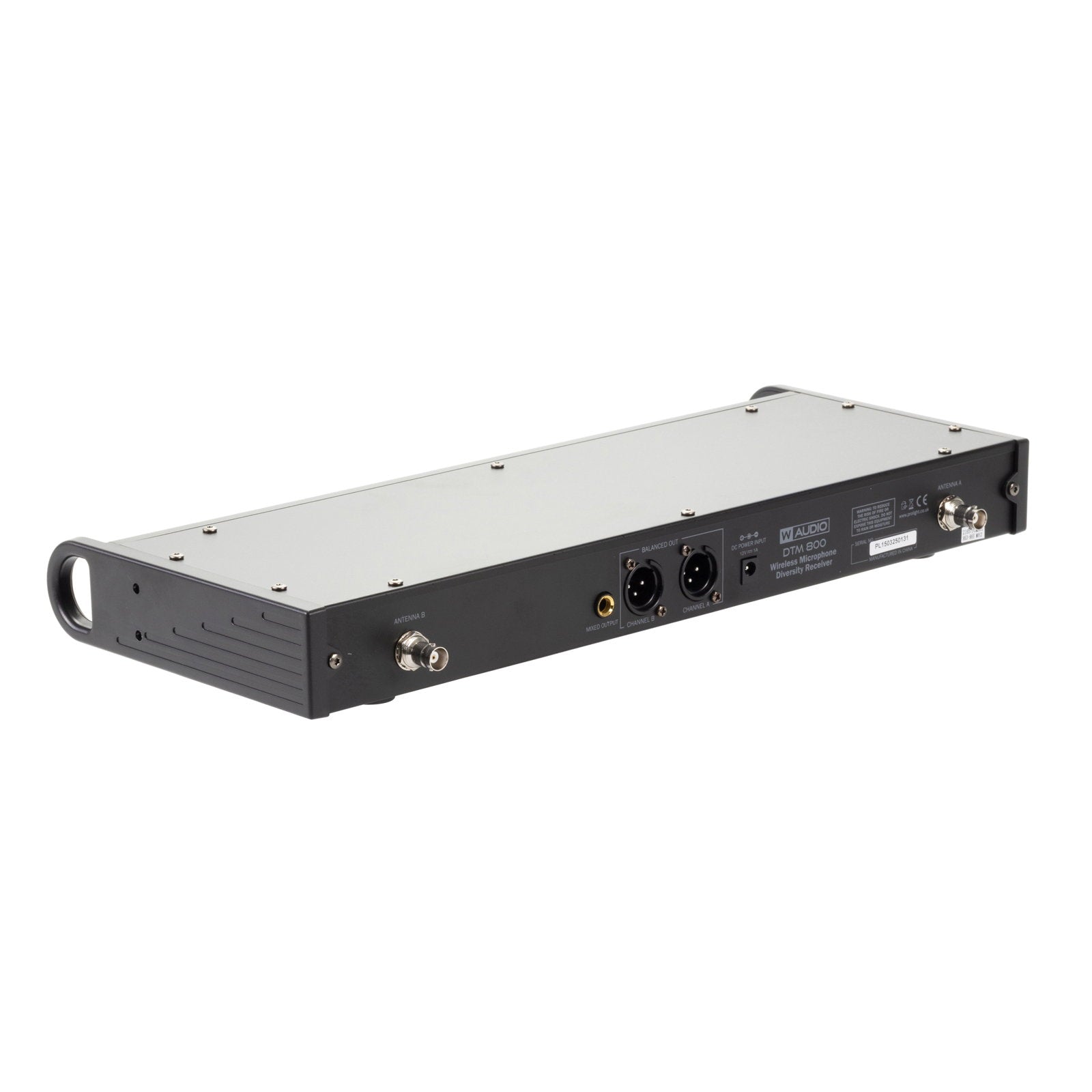 W Audio DTM 800H Twin Handheld Diversity System (863.0Mhz-865.0Mhz) V2 Software - Alternate View 4