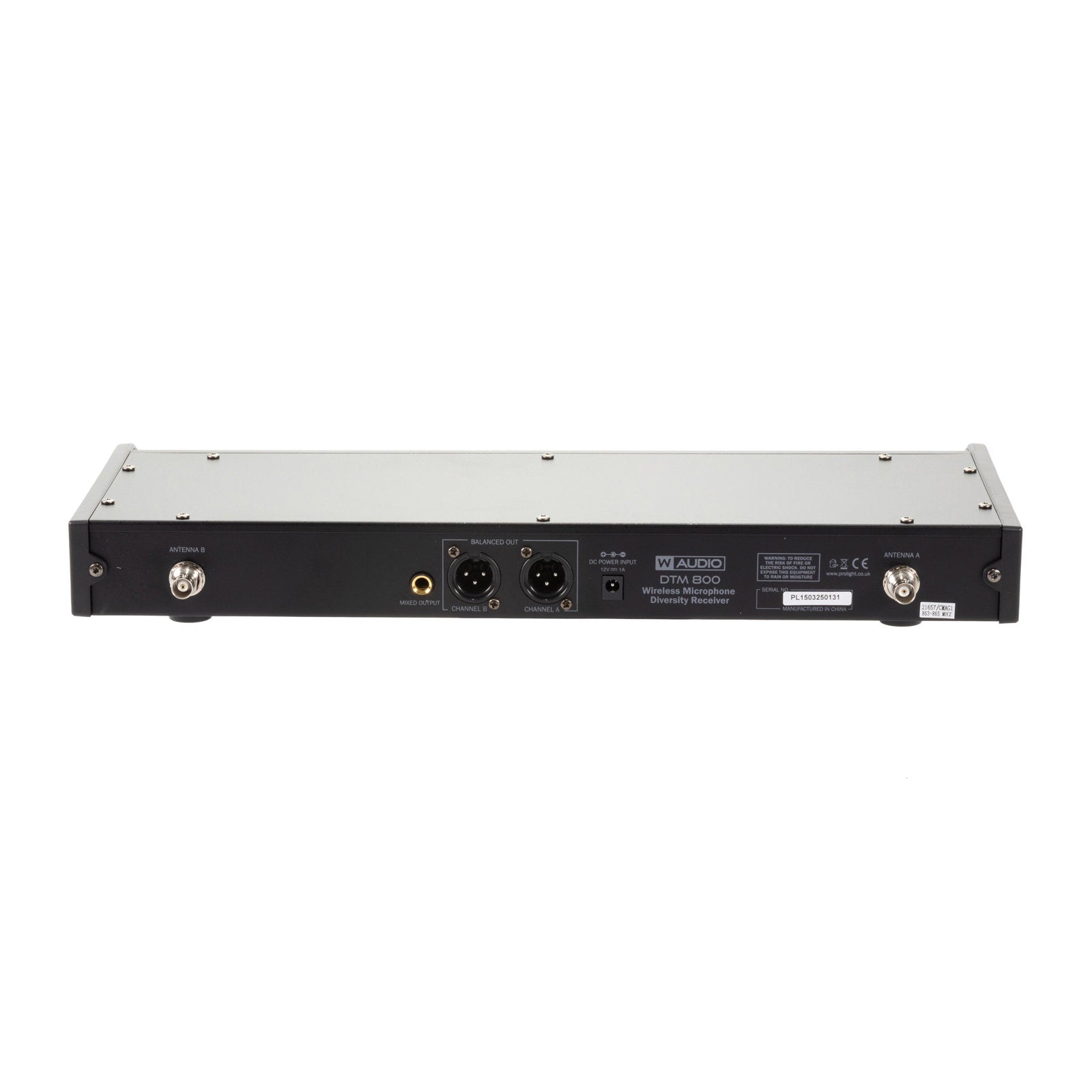 W Audio DTM 800H Twin Handheld Diversity System (863.0Mhz-865.0Mhz) V2 Software - Alternate View 6