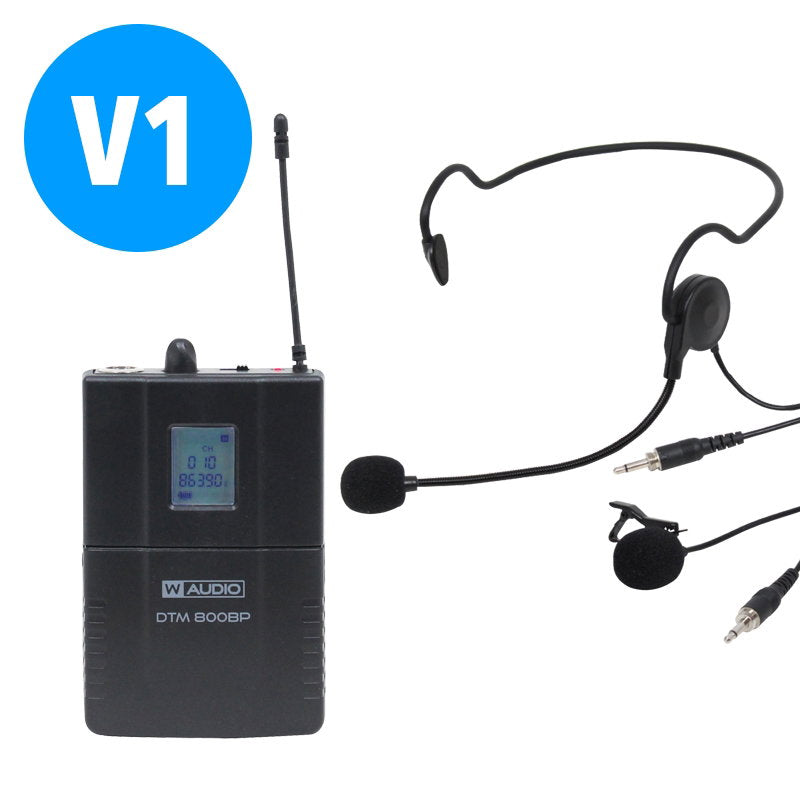 W Audio DTM 800BP Add On Beltpack Kit (863.0Mhz-865.0Mhz) V1 Software - Alternate View 4