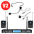 W Audio DTM 600 Twin Beltpack Diversity System (606.0Mhz-614.0Mhz) V2 Software - Alternate View 4