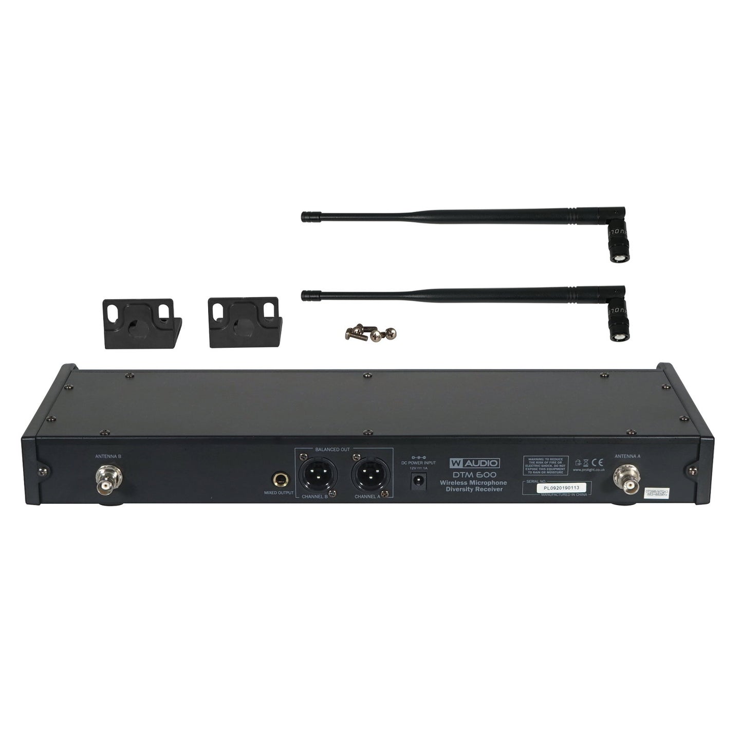W Audio DTM 600 Twin Beltpack Diversity System (606.0Mhz-614.0Mhz) V2 Software - Main View
