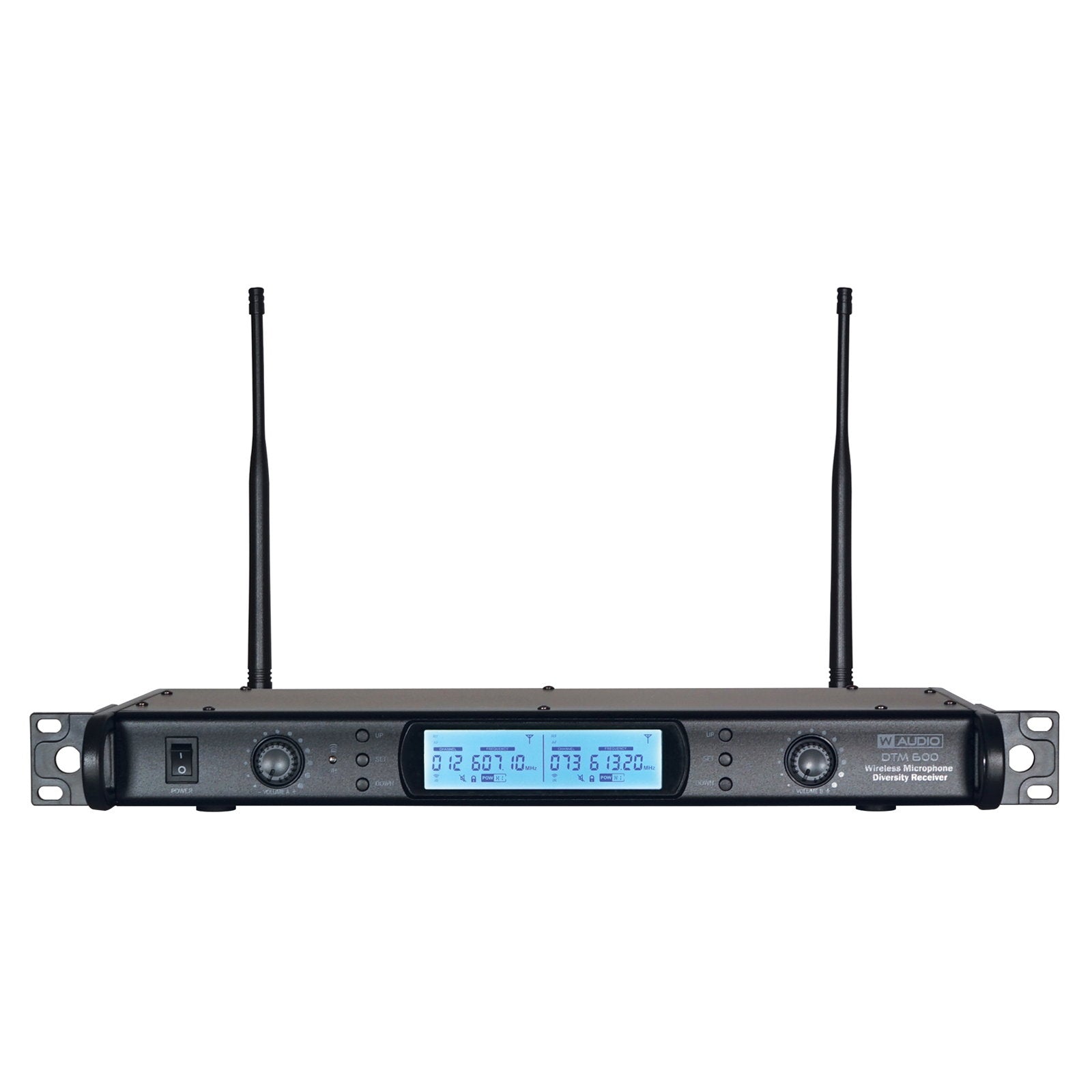 W Audio DTM 600 Twin Beltpack Diversity System (606.0Mhz-614.0Mhz) V2 Software - Alternate View 3