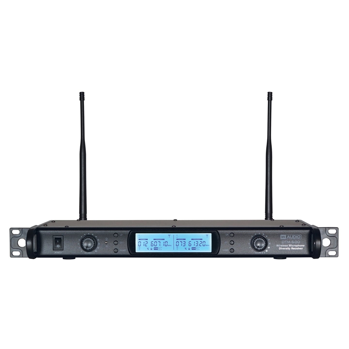 W Audio DTM 600 Twin Beltpack Diversity System (606.0Mhz-614.0Mhz) V2 Software - Alternate View 3