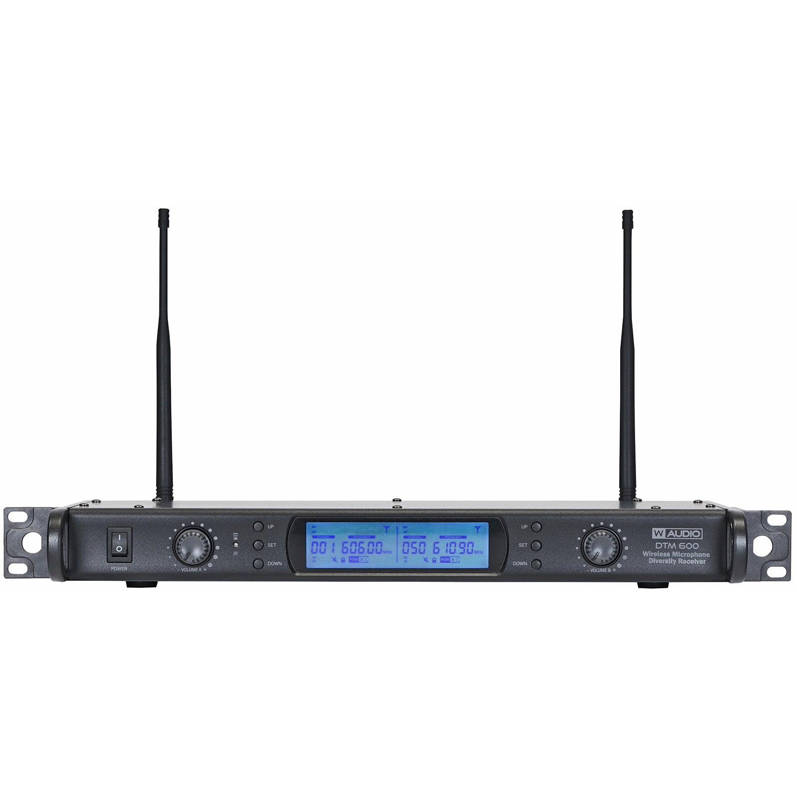 W Audio DTM 600H Twin Handheld Diversity System (606.0Mhz-614.0Mhz) V2 Software - Alternate View 10