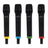 W Audio RM Quartet Handheld Radio Microphone System - Back Panel and Connections