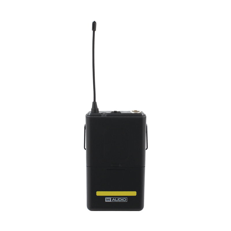 W Audio RM Quartet Beltpack Kit (863.01Mhz) - Back Panel and Connections