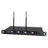 W Audio DQM 600H Quad Handheld UHF Radio Microphone System (606Mhz-614Mhz) - Back Panel and Connections