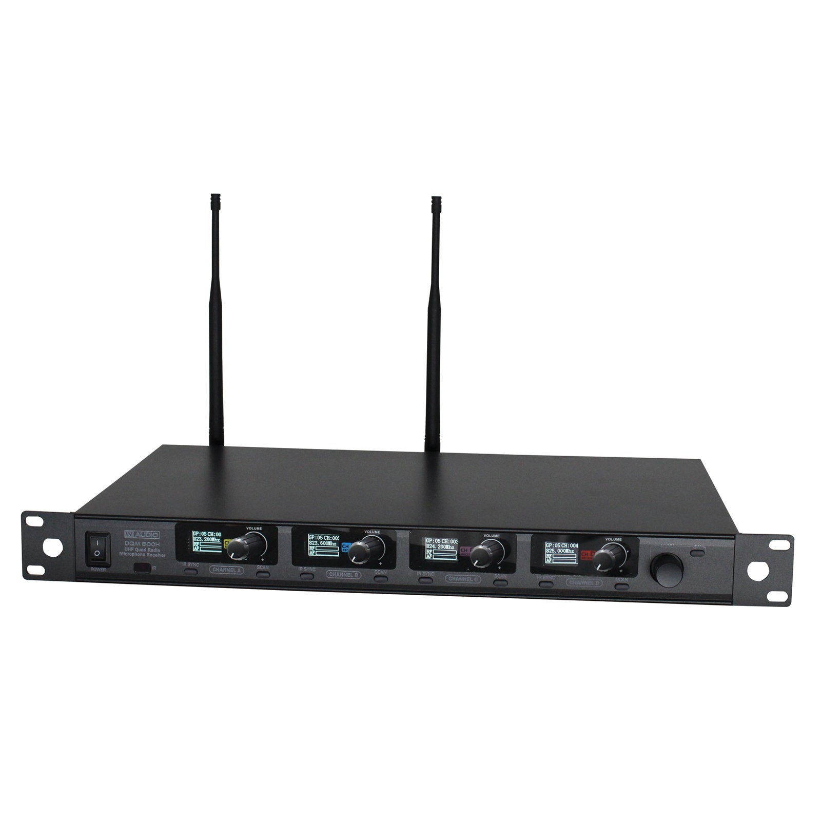 W Audio DQM 800H Quad Handheld UHF Radio Microphone System (823Mhz-865Mhz) - Alternate View 5