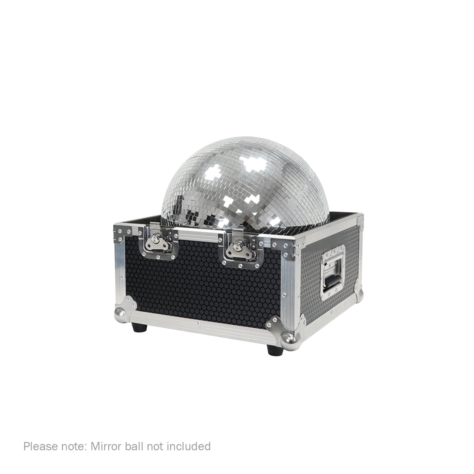 Equinox 40cm (16") Mirror Ball Flight Case - Back Panel and Connections