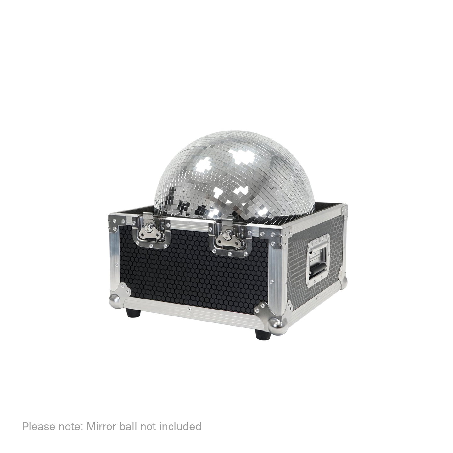 Equinox 40cm (16") Mirror Ball Flight Case - Back Panel and Connections