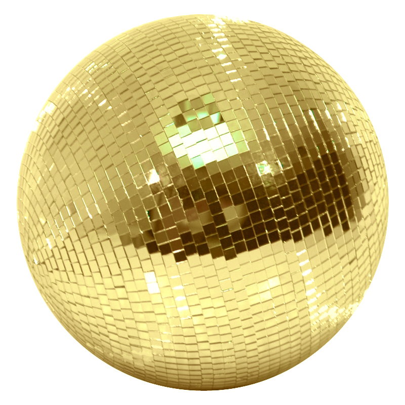 Equinox 1m (40") Gold Mirror Ball - Main View