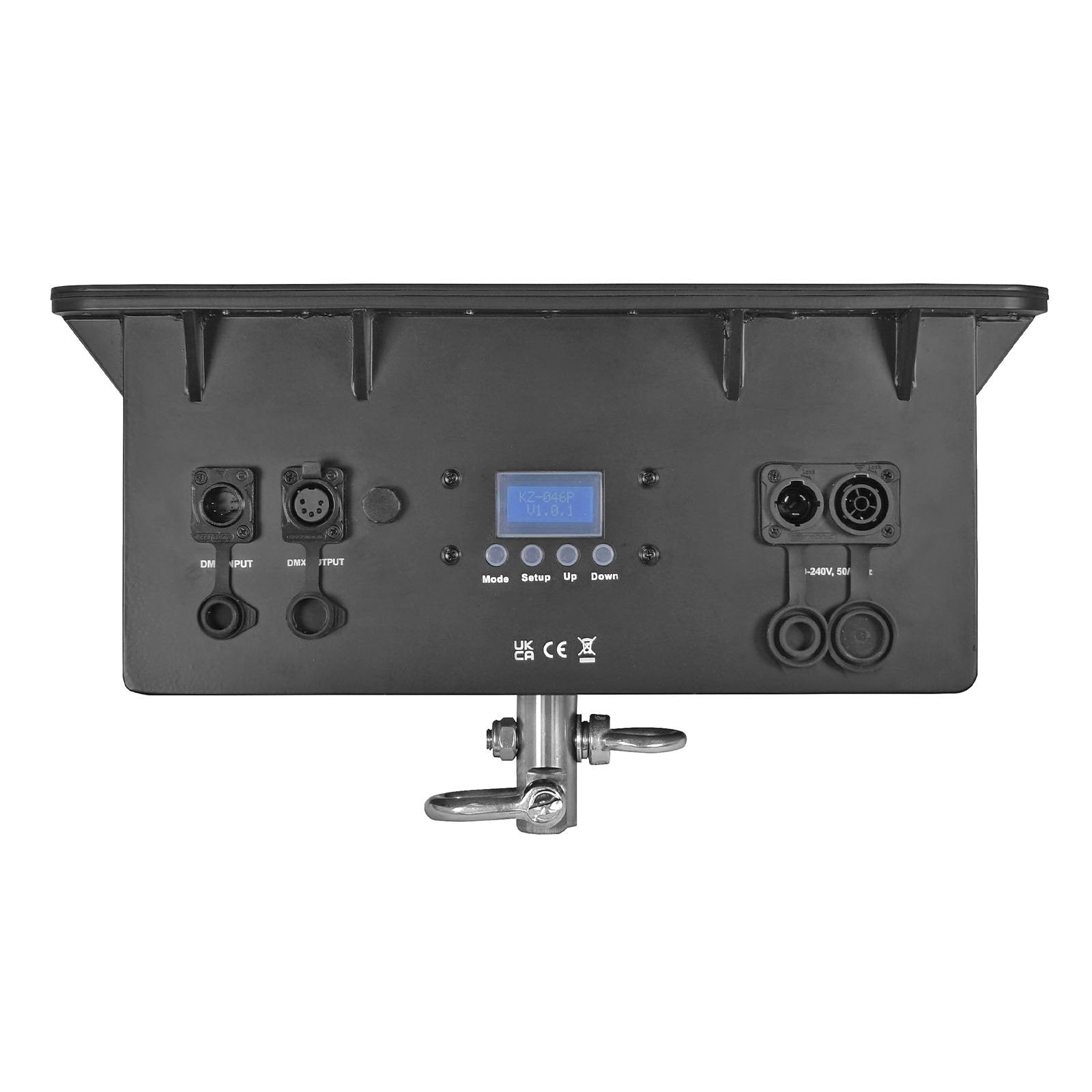 Elumen8 MR350 IP65 DMX Heavy Duty Mirror Ball Rotator up to 2m 350kg WLL - Back Panel and Connections