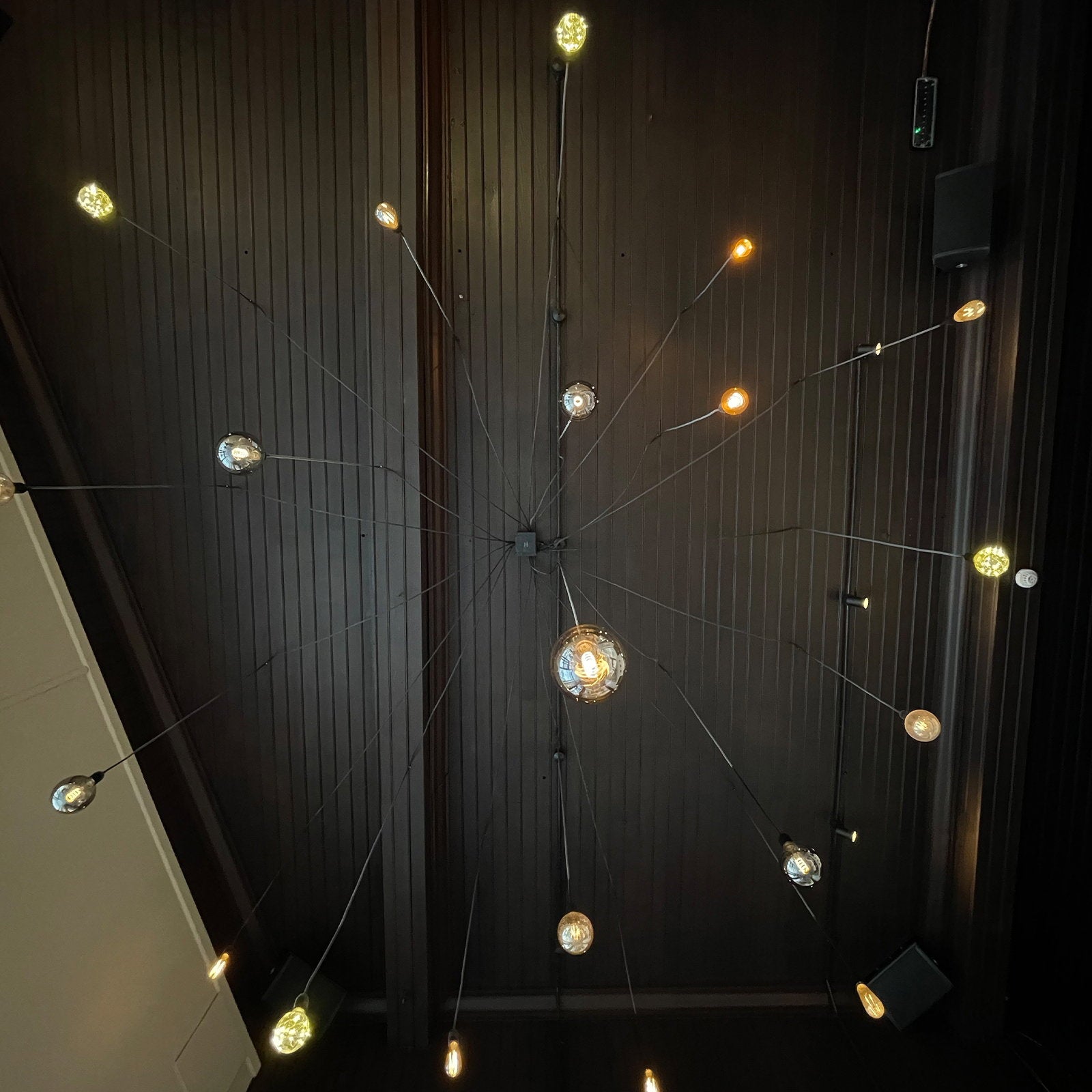 Prolite 4W Dimmable LED G95 Globe Crackle Filament Lamp 2100K ES - Main View