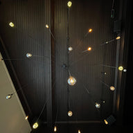 Prolite 4W Dimmable LED G95 Globe Crackle Filament Lamp 2100K ES - Main View