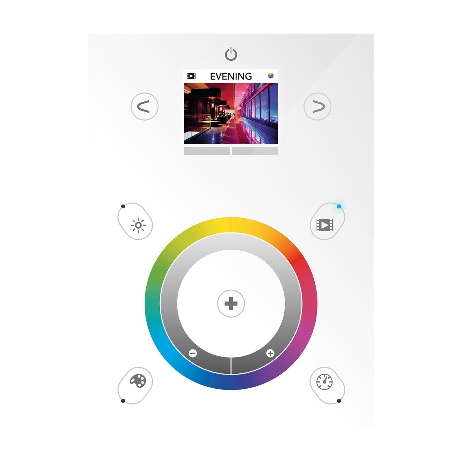 Nicolaudie Architectural STICK-DE3 DMX Wall Controller White - Main View