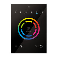 Nicolaudie Architectural STICK-CW4 DMX Wall Controller Black - Main View