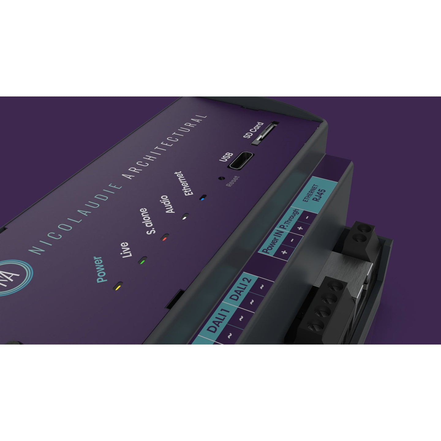 Nicolaudie Architectural DINA-DR1 DIN Rail Lighting Controller - Alternate View 1