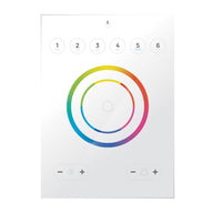 Nicolaudie Architectural STICK-CW4 DMX Wall Controller White - Main View