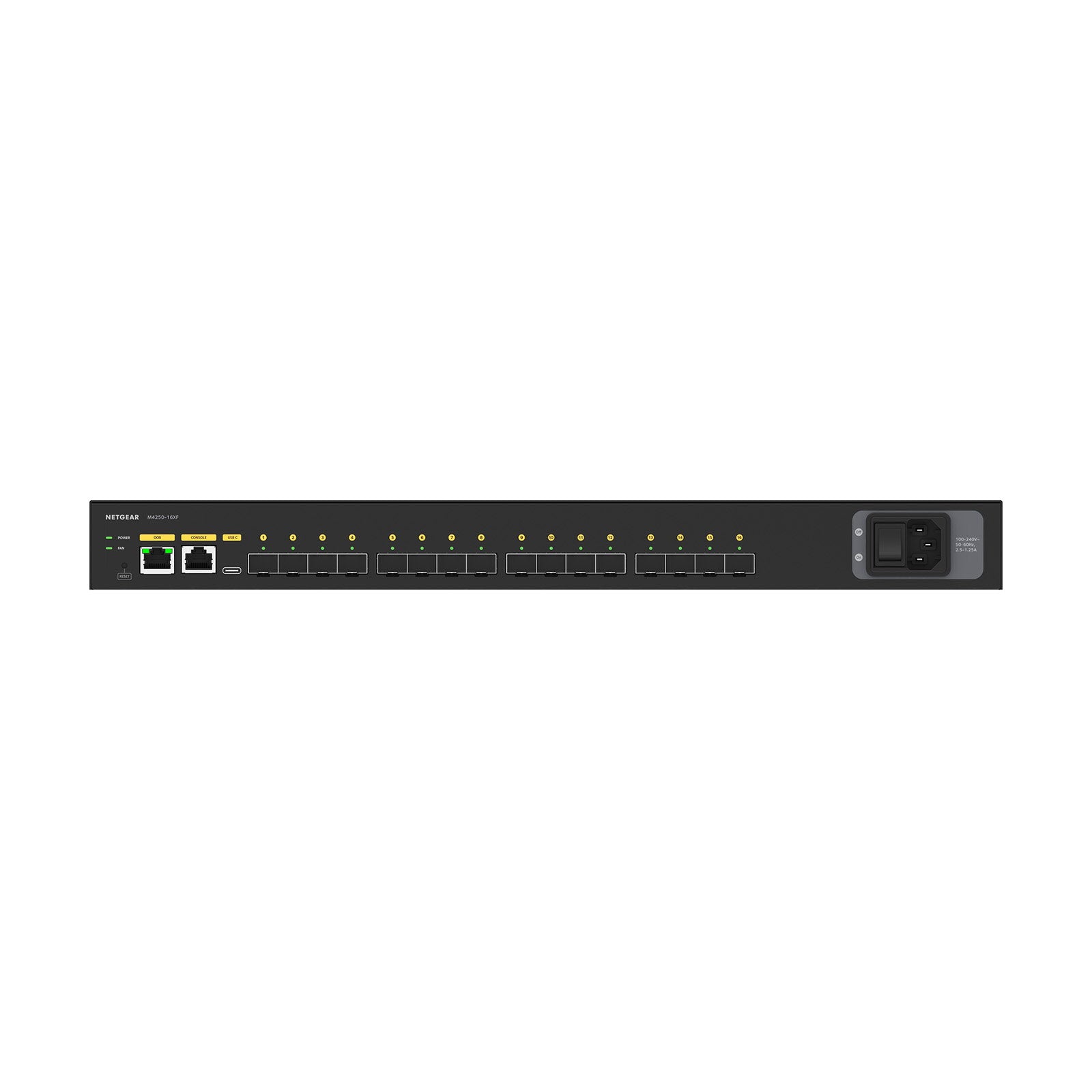 Netgear AV M4250-16XF Managed Switch XSM4216F-100EUS - Alternate View 4