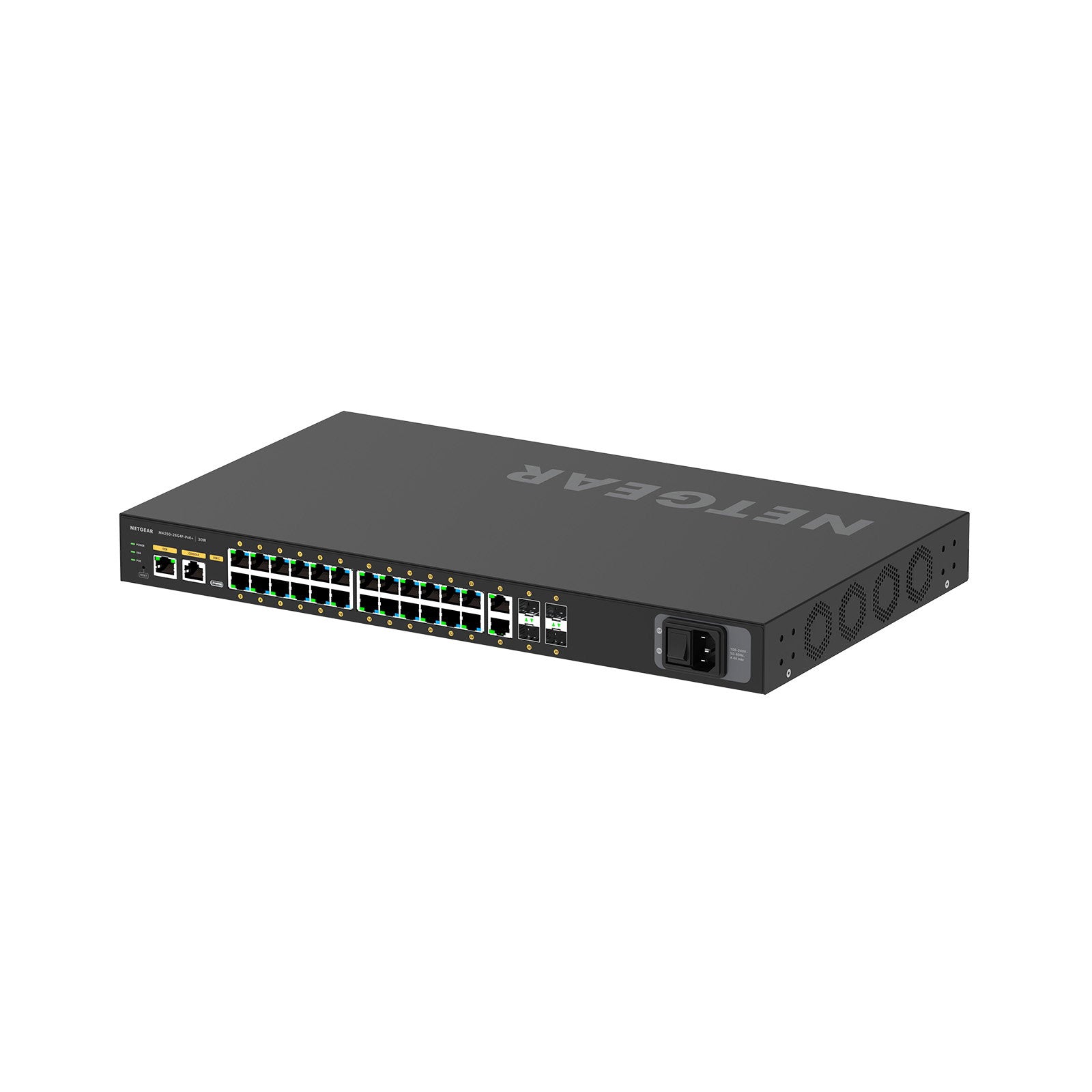 Netgear AV M4250-26G4F-POE+ Managed Switch GSM4230P-100EUS - Alternate View 4