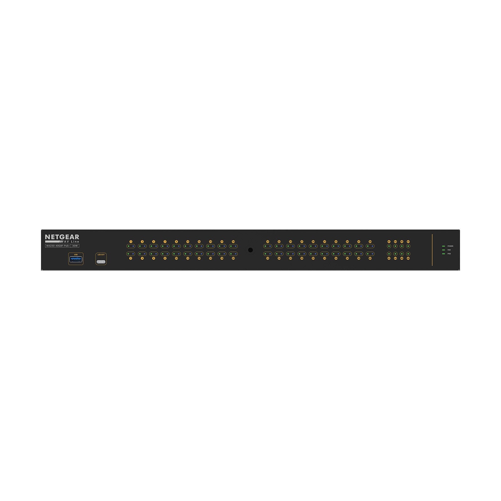 Netgear AV M4250-40G8F-POE+ Managed Switch GSM4248P-100EUS - Alternate View 1