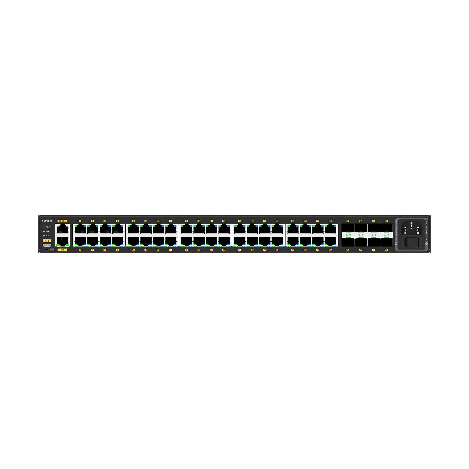 Netgear AV M4250-40G8F-POE+ Managed Switch GSM4248P-100EUS - Alternate View 4