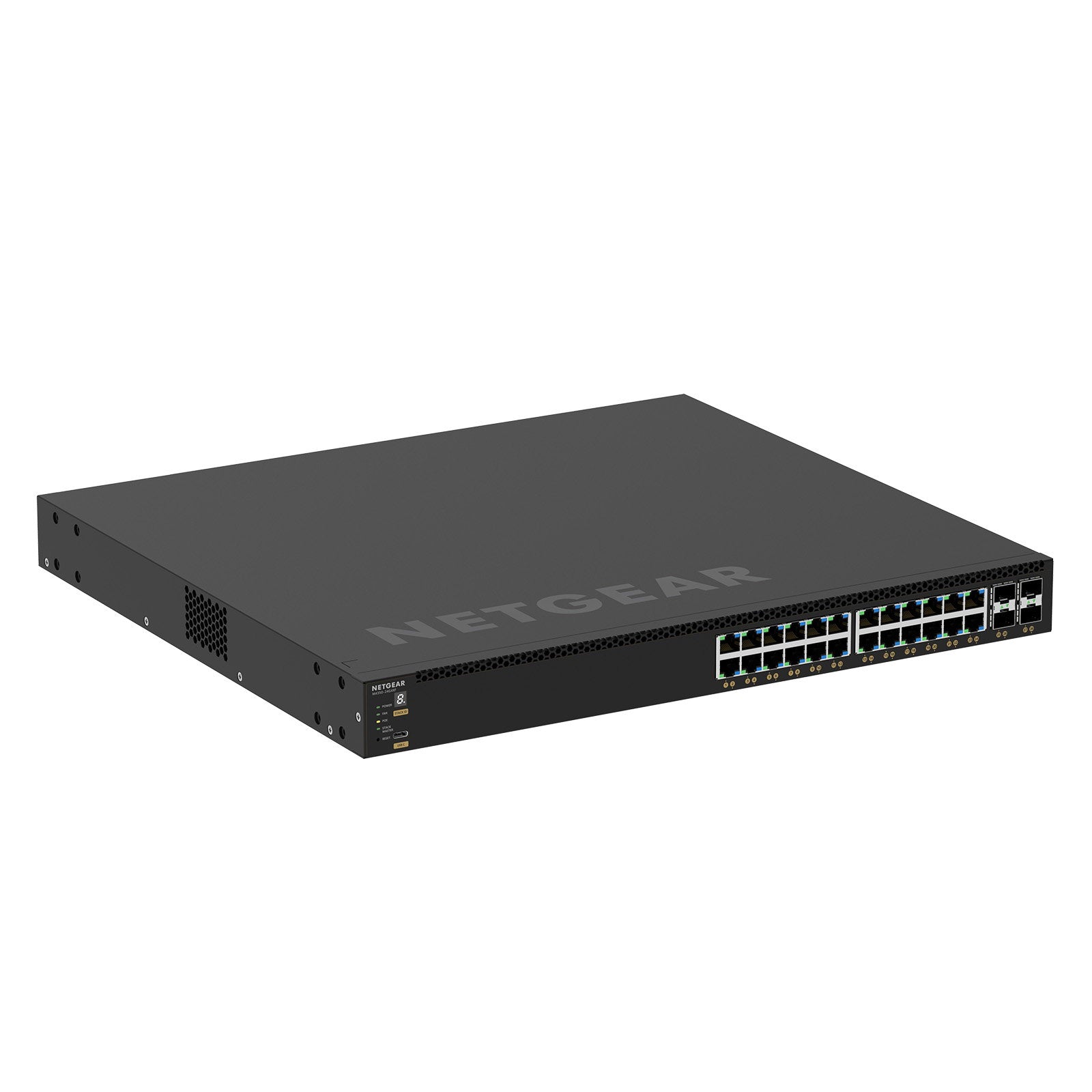 Netgear AV M4350-24G4XF Fully Managed Switch GSM4328-100NES - Back Panel and Connections