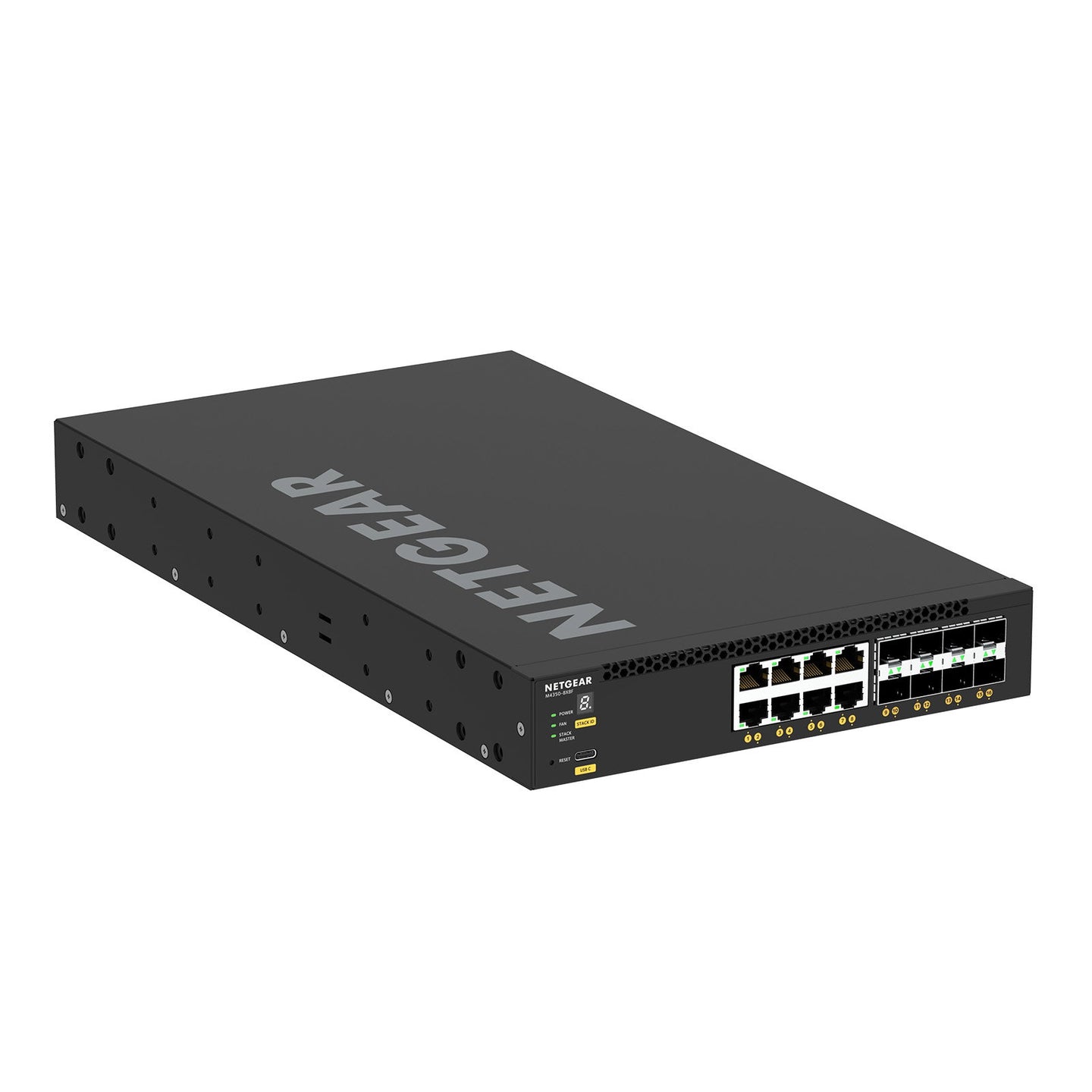 Netgear AV M4350-8X8F Fully Managed Switch XSM4316-100NES - Back Panel and Connections
