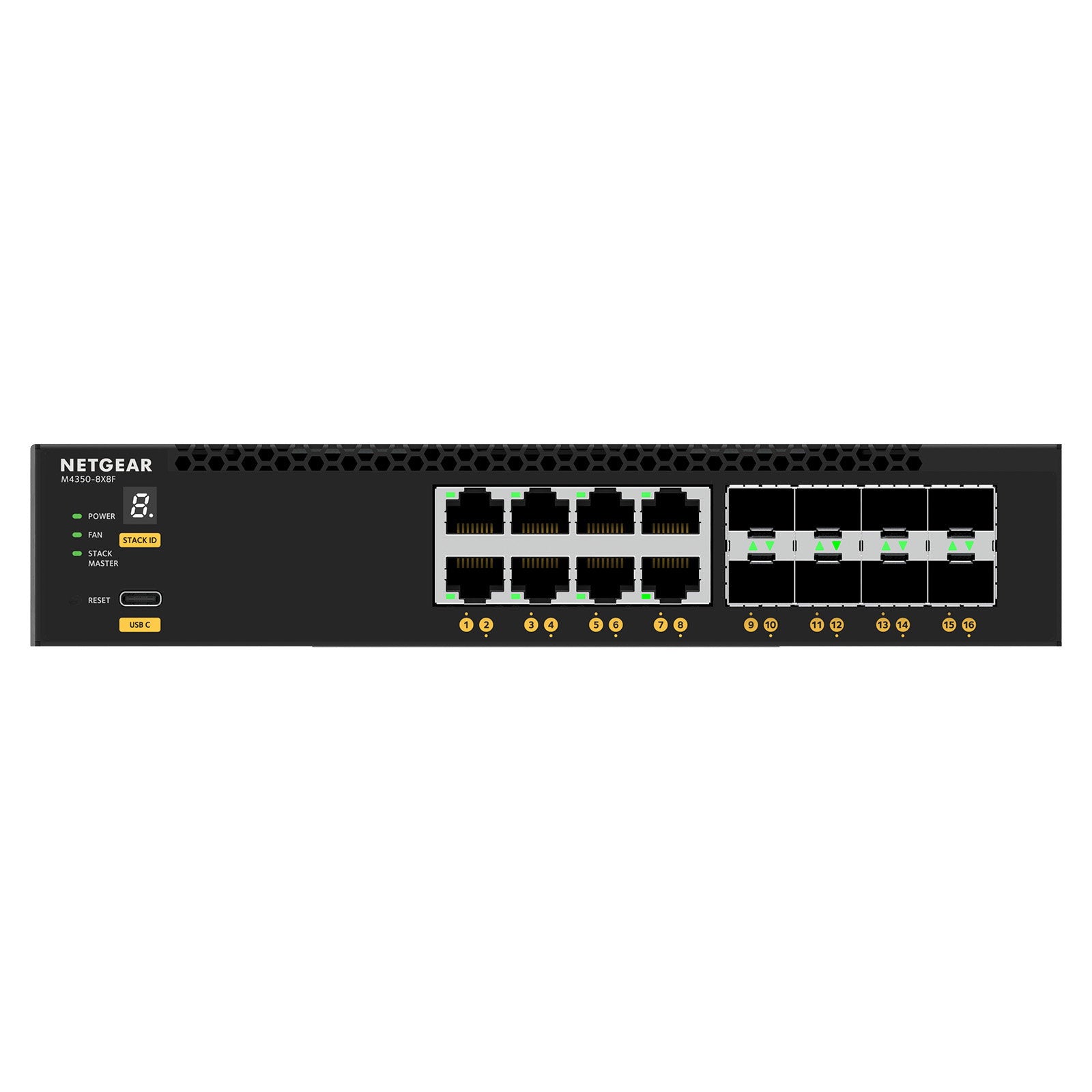 Netgear AV M4350-8X8F Fully Managed Switch XSM4316-100NES - Alternate View 1