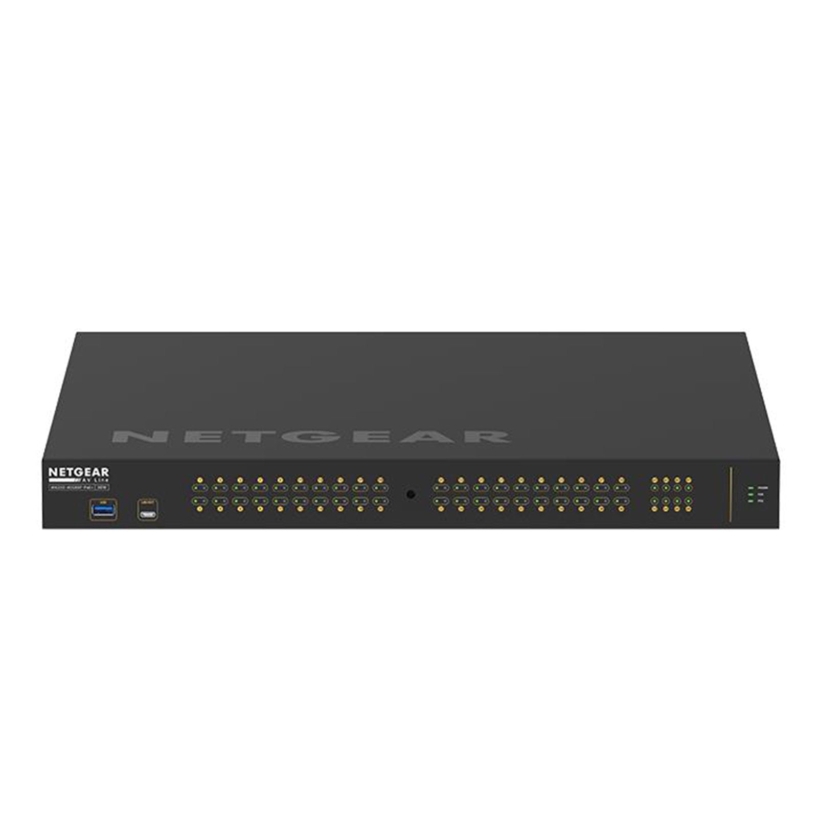 Netgear AV M4250-40G8XF-POE+ Managed Switch GSM4248PX-100EUS - Back Panel and Connections