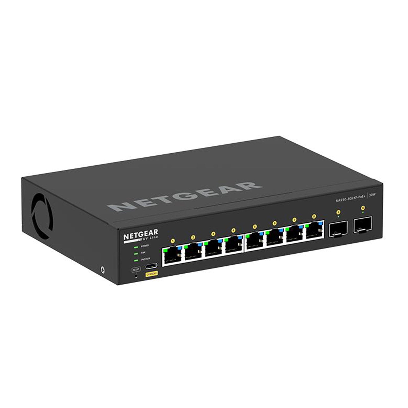 Netgear AV M4250-8G2XF-POE+ Managed Switch GSM4210PX - Alternate View 4