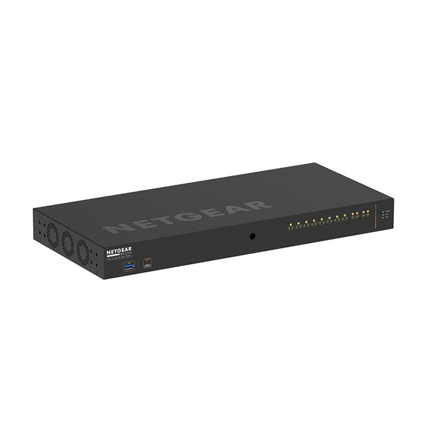 Netgear AV M4250-10G2XF-POE+ Managed Switch GSM4212PX - Back Panel and Connections