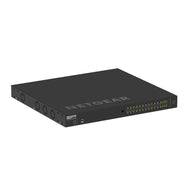 Netgear AV M4250-26G4F-POE++ Managed Switch GSM4230UP - Back Panel and Connections