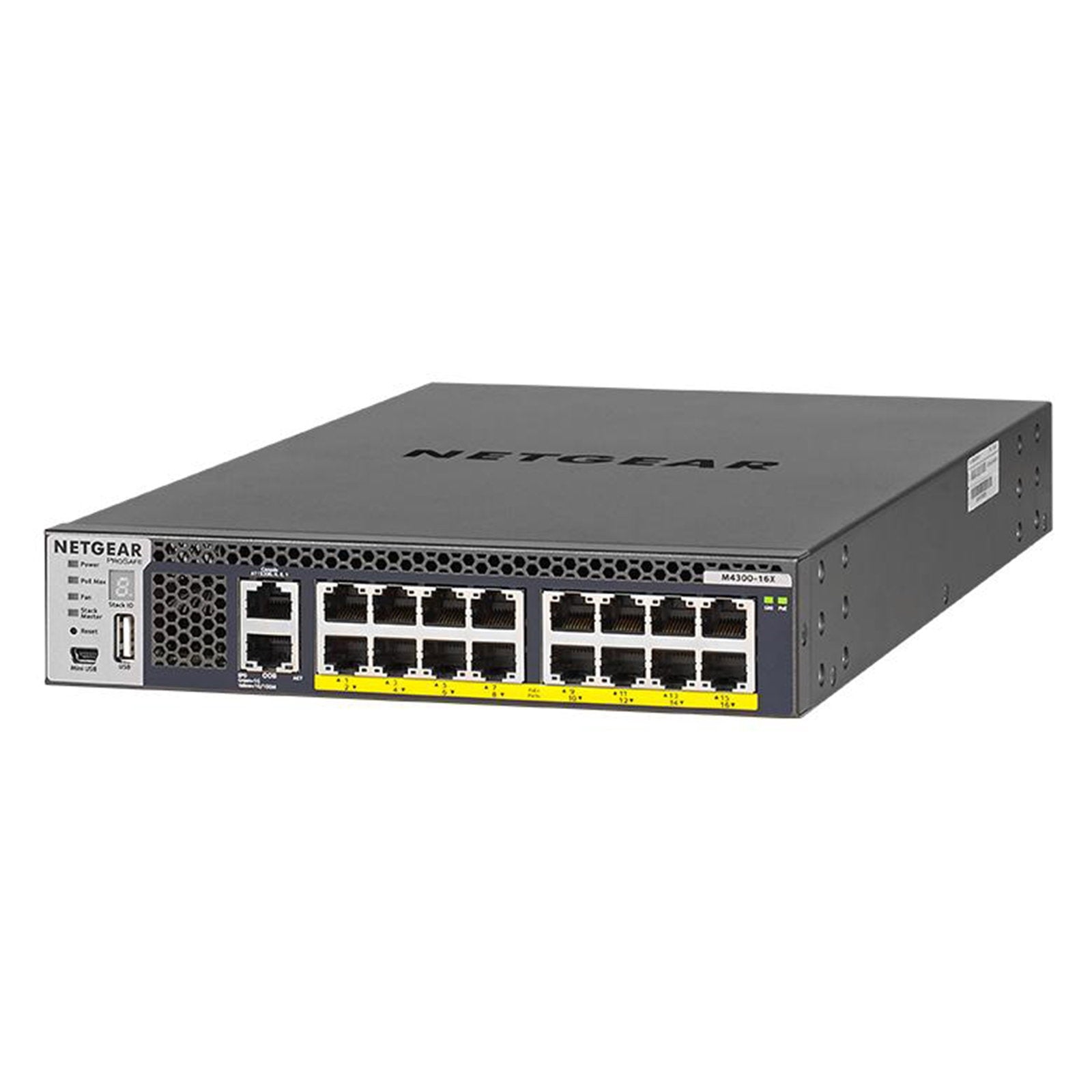 Netgear AV M4300-16X Managed Switch XSM4316PB - Main View