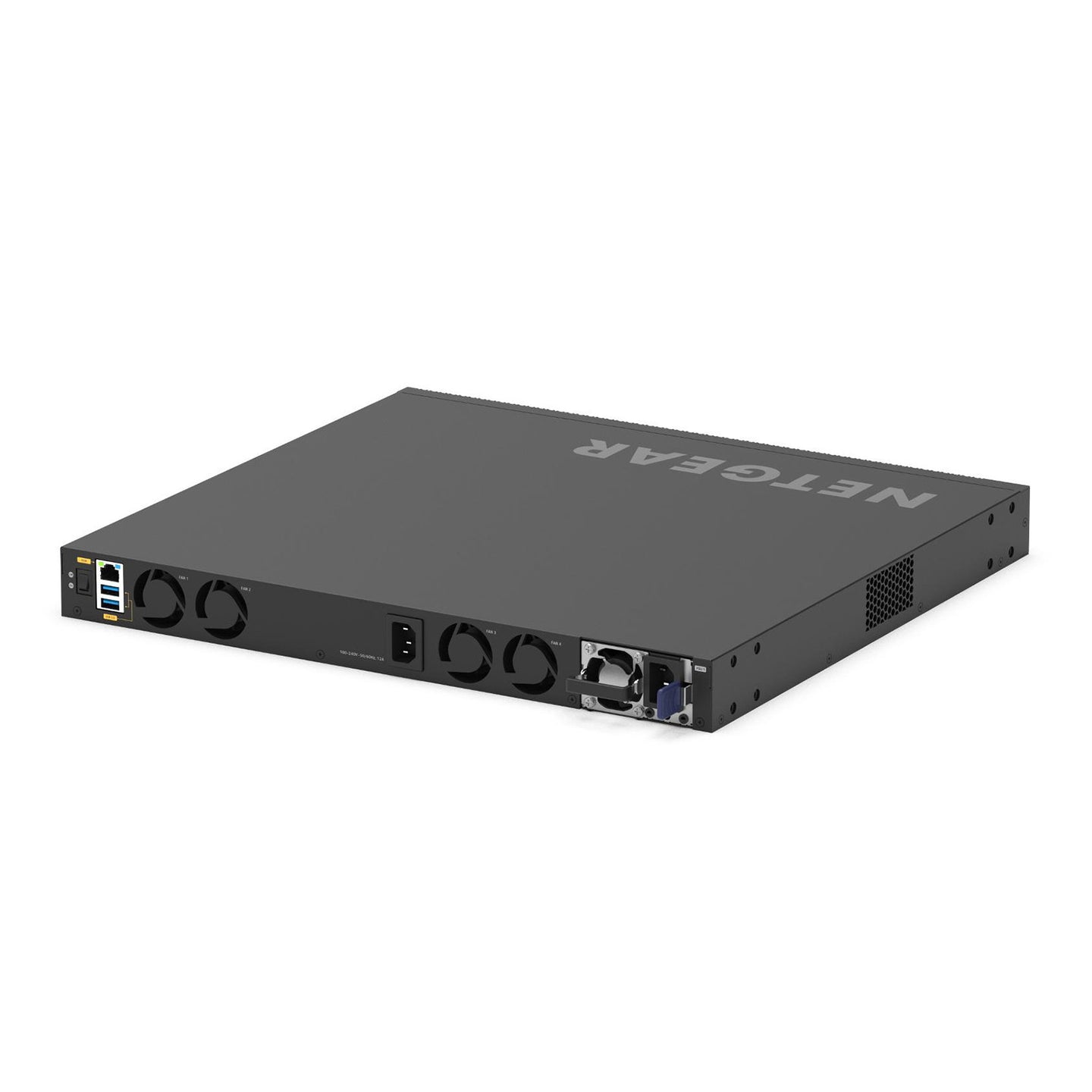 Netgear AV M4350-24X4V  Managed Switch 24x10G/Multi-Gig PoE+ 4xSFP28 25G XSM4328CV-100NES - Back Panel and Connections