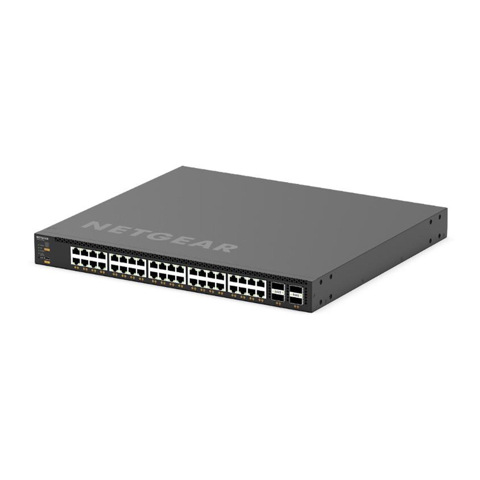 Netgear AV M4350-40X4C Managed Switch 40x10G/Multi-Gig PoE++ 4xQSFP28 100G XSM4344C-100NES - Alternate View 1